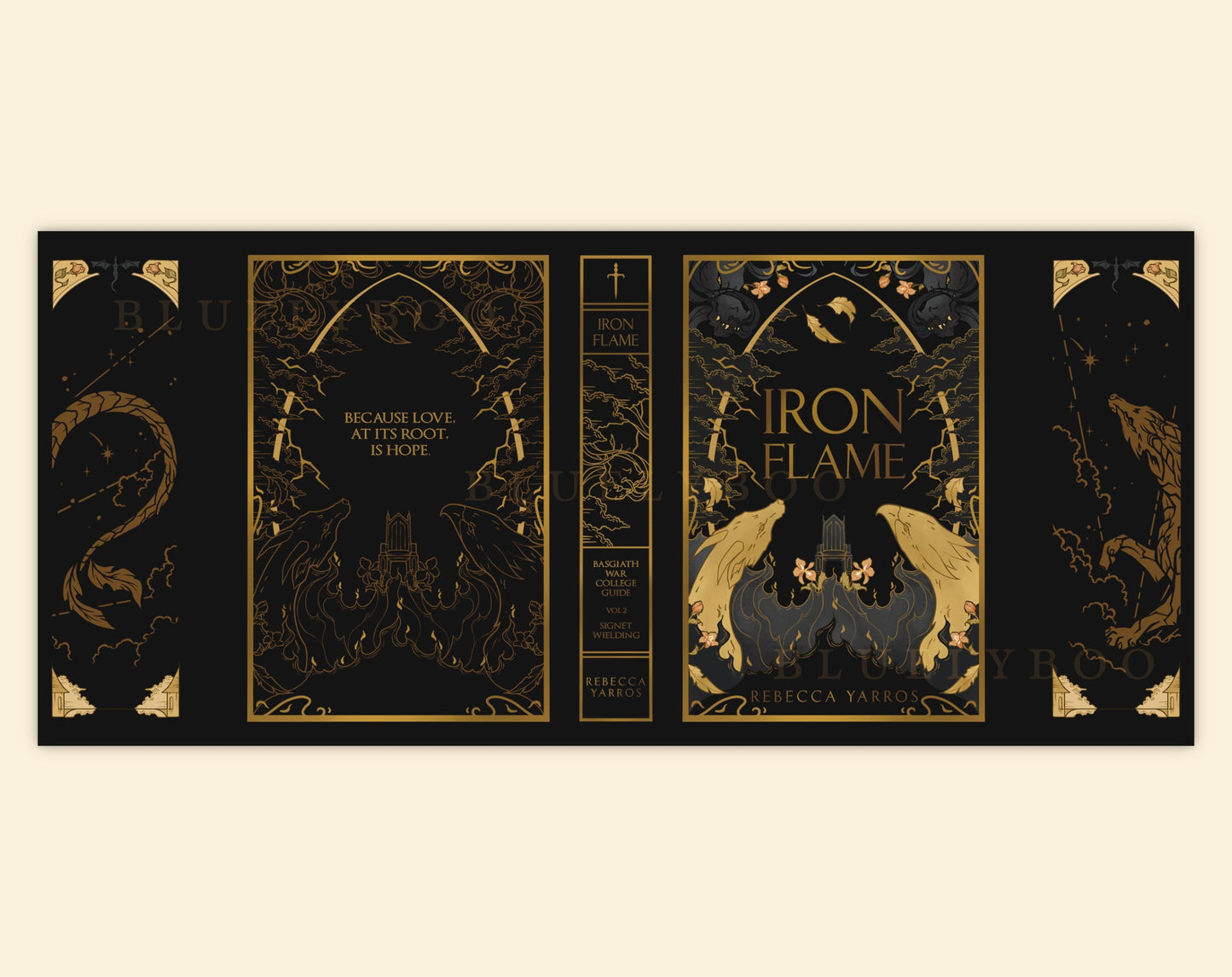 Iron Flame Dust Jacket - Dark Version