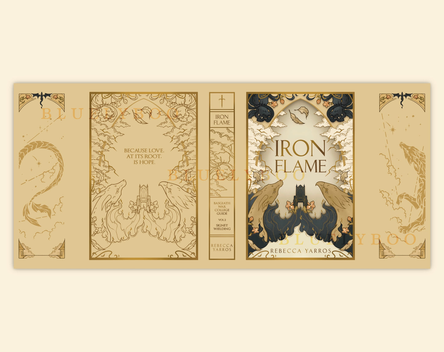 Iron Flame Dust Jacket - Light Version