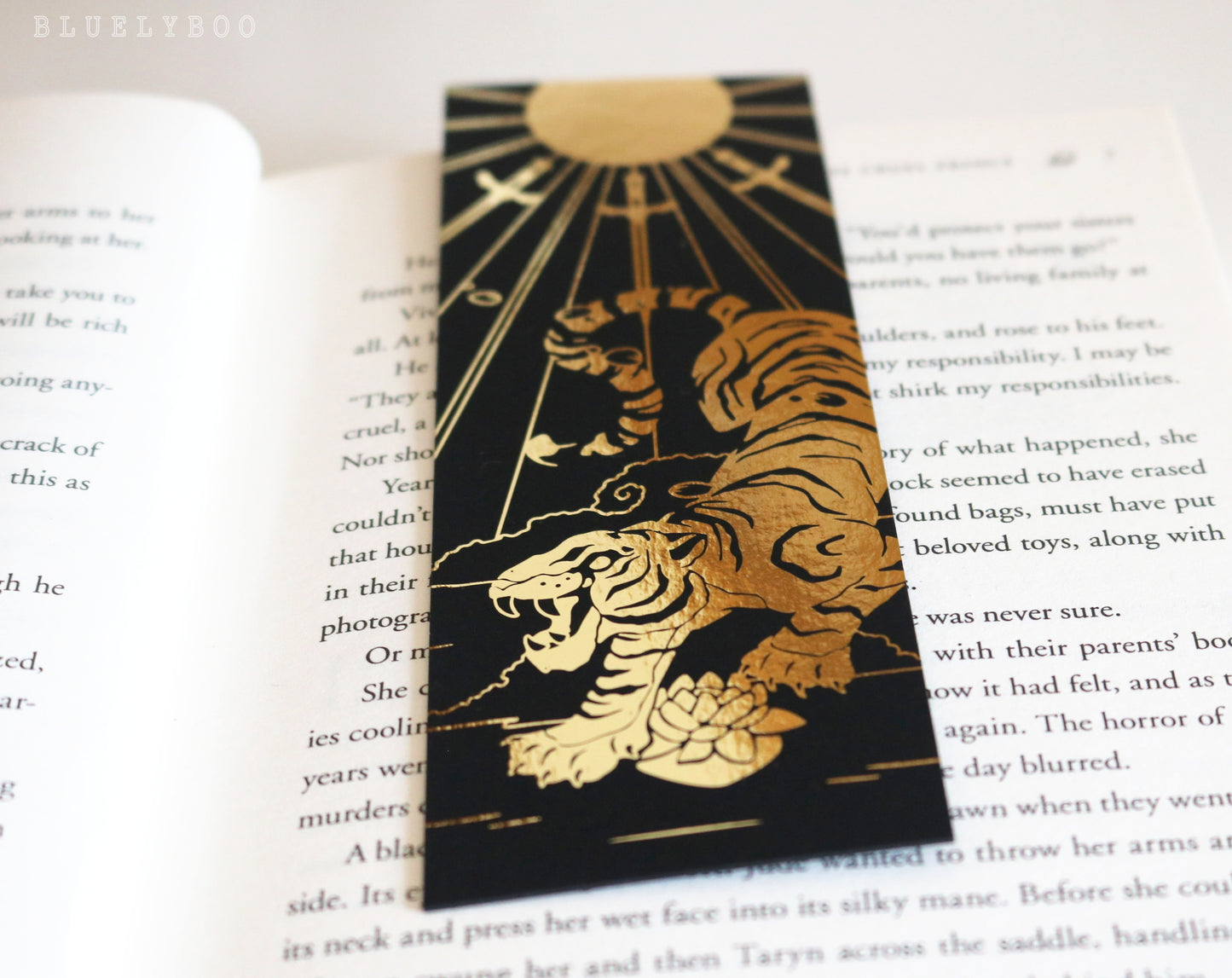 Tiger Foil Bookmark