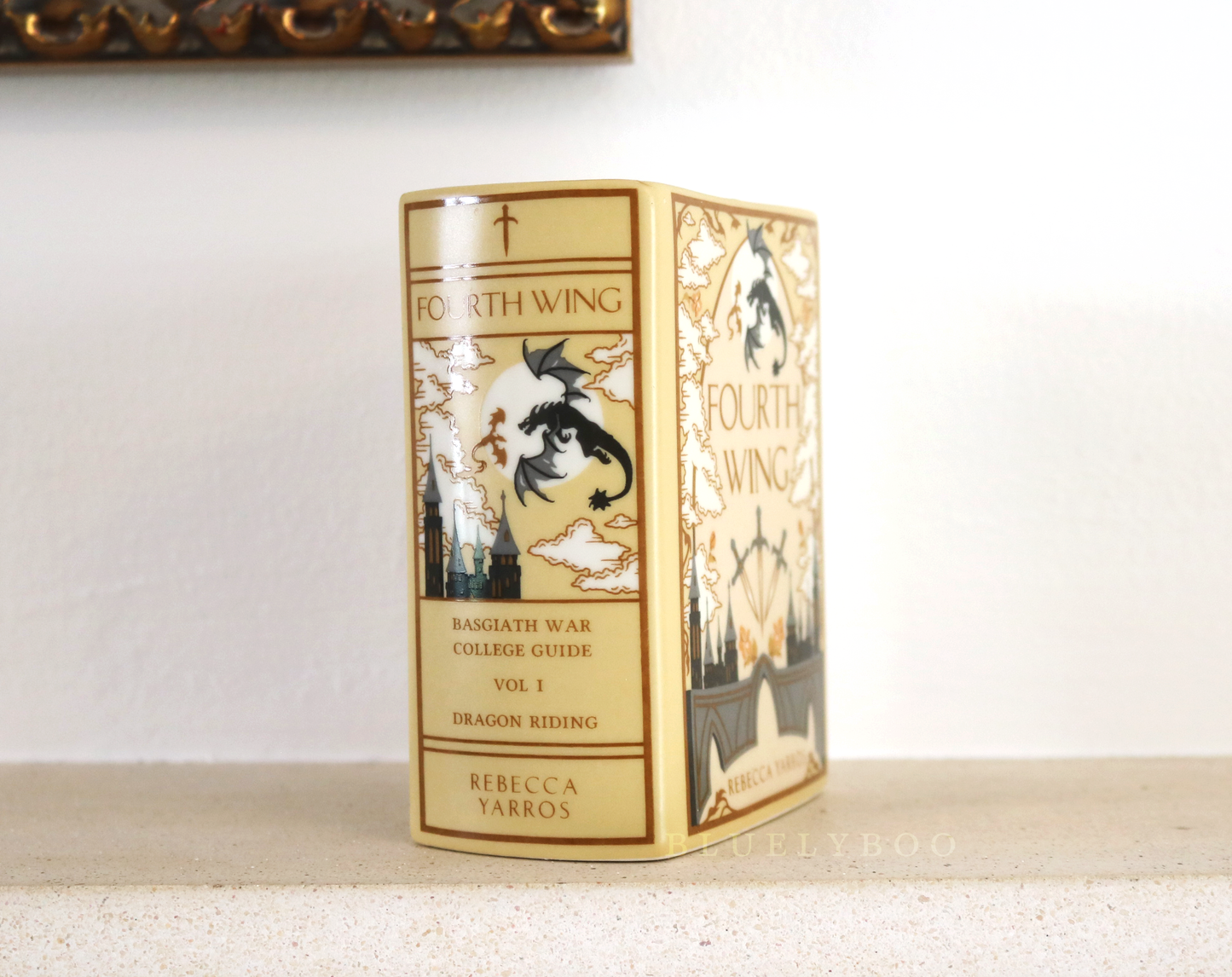 Fourth Wing Book Pot