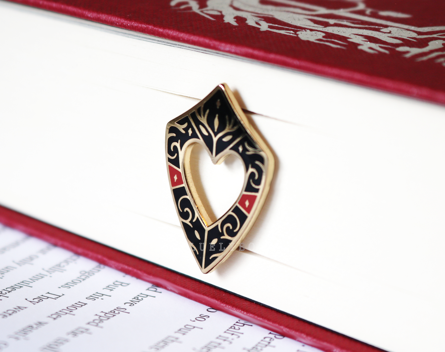 Shield of Hearts Pin