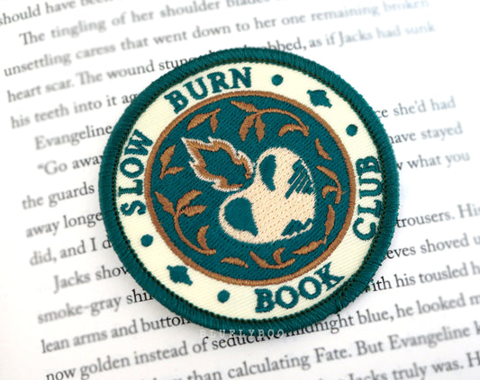 Slow Burn Book Club Patch
