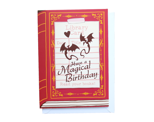 Magical Birthday Book Card