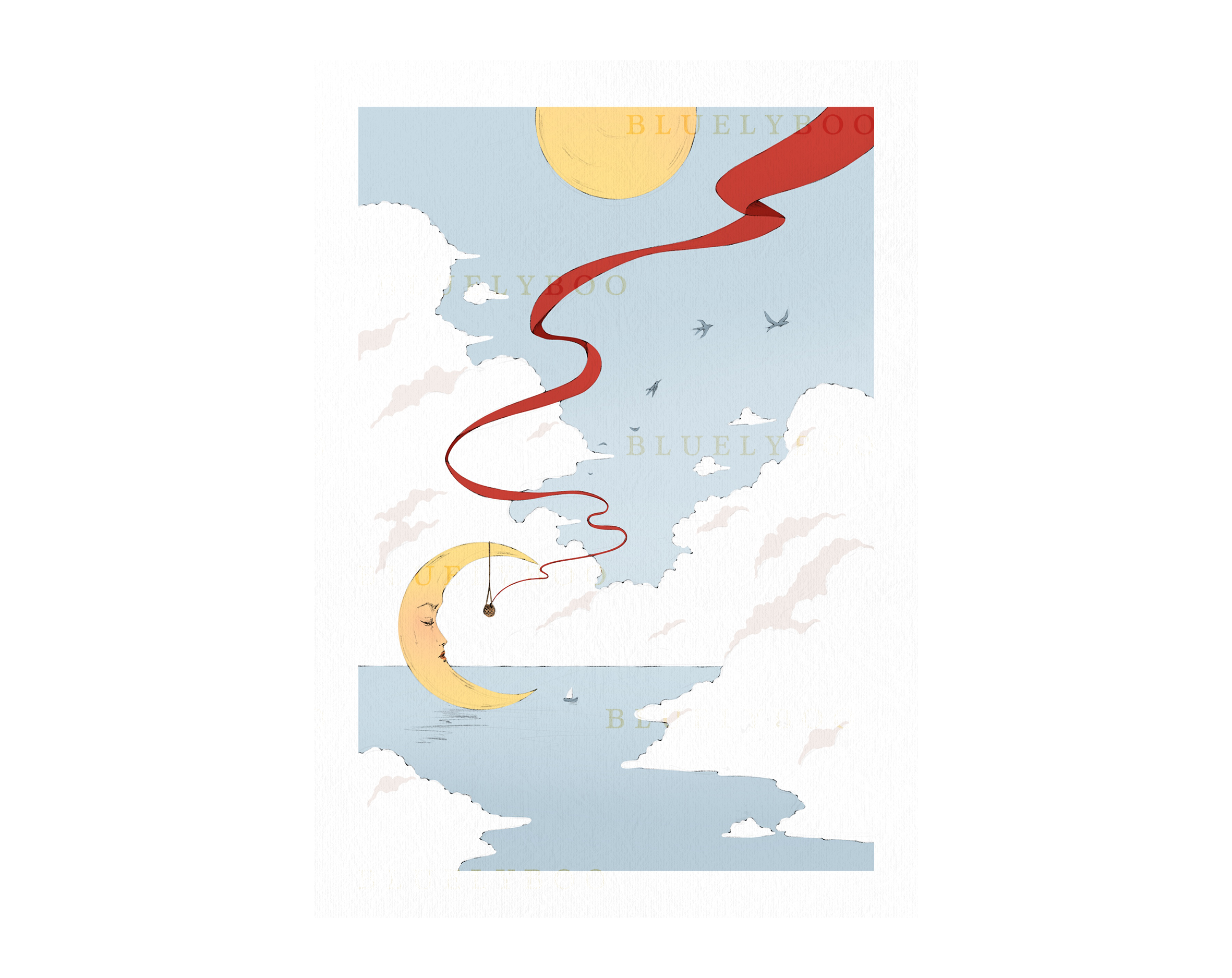 Moon Print – Bluelyboo