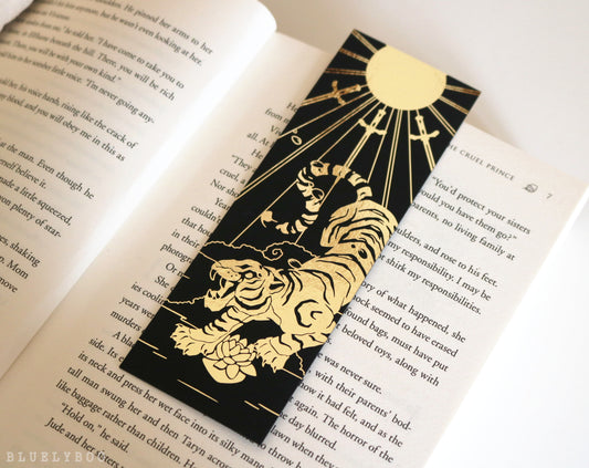 Tiger Foil Bookmark